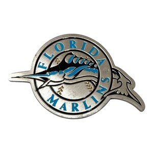 Florida Marlins Vintage Collectors Belt Buckle MLB Baseball Team Logo NEW Gift
